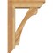 Ekena Millwork Legacy Slat Rough Sawn Bracket w/ Offset Brace, Western Red Cedar, 6"W x 20"D x 28"H BKT0604X20X28LEC06RWR - alternate 4